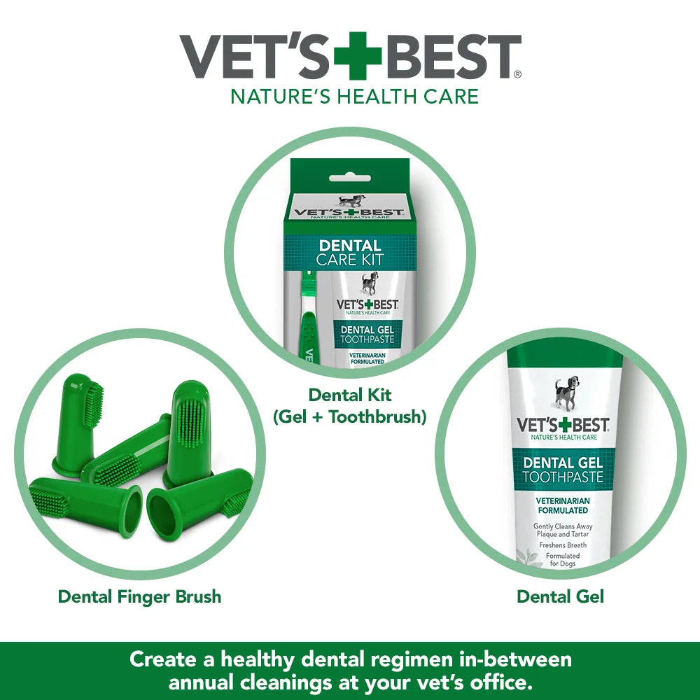 Dog Toothbrush - 10 Green Soft Finger Brushes per Pack