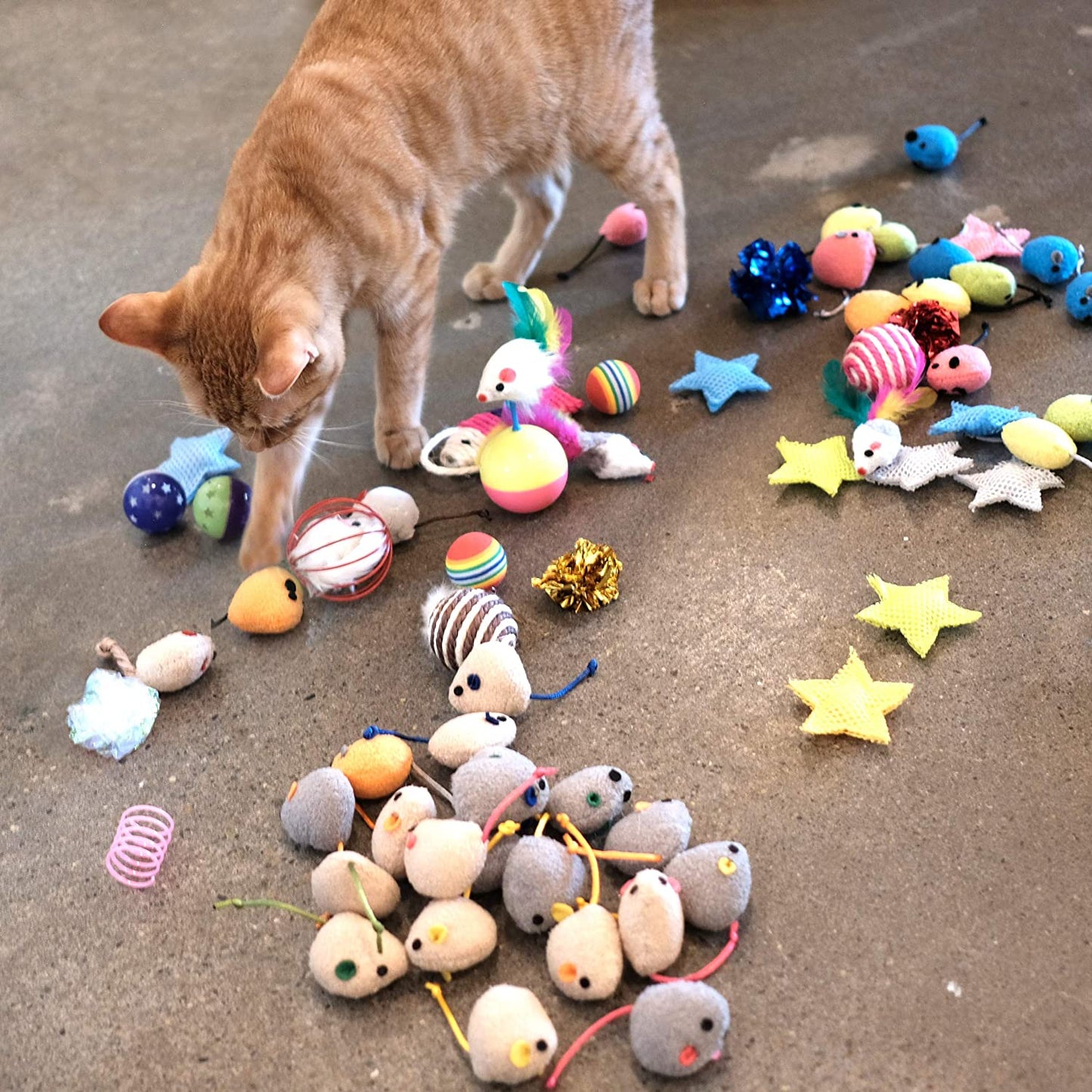 20 Pcs Cat Toys, Catnip Mice, Interactive Play