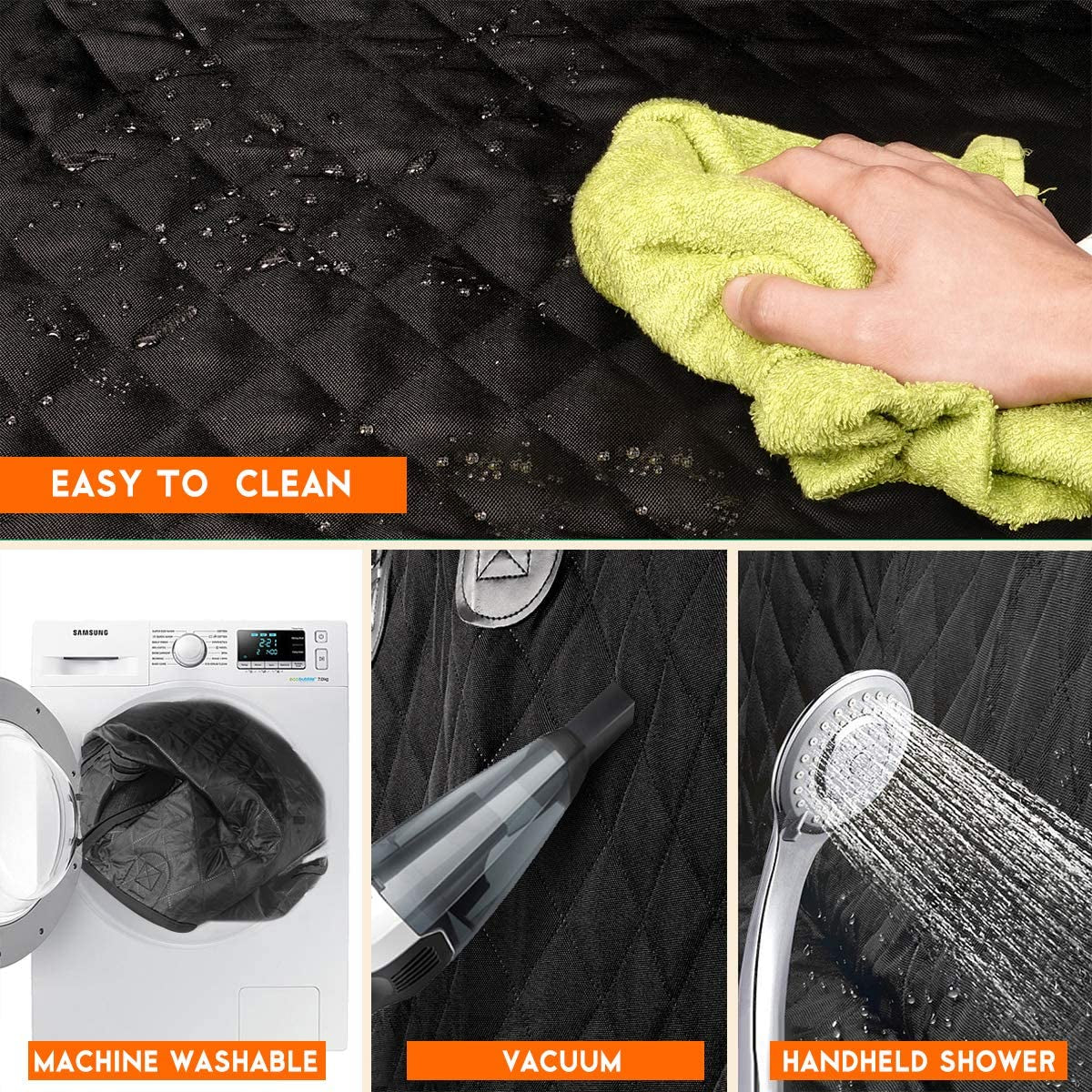 Dog Car Seat Protector Waterproof, Non-Slip