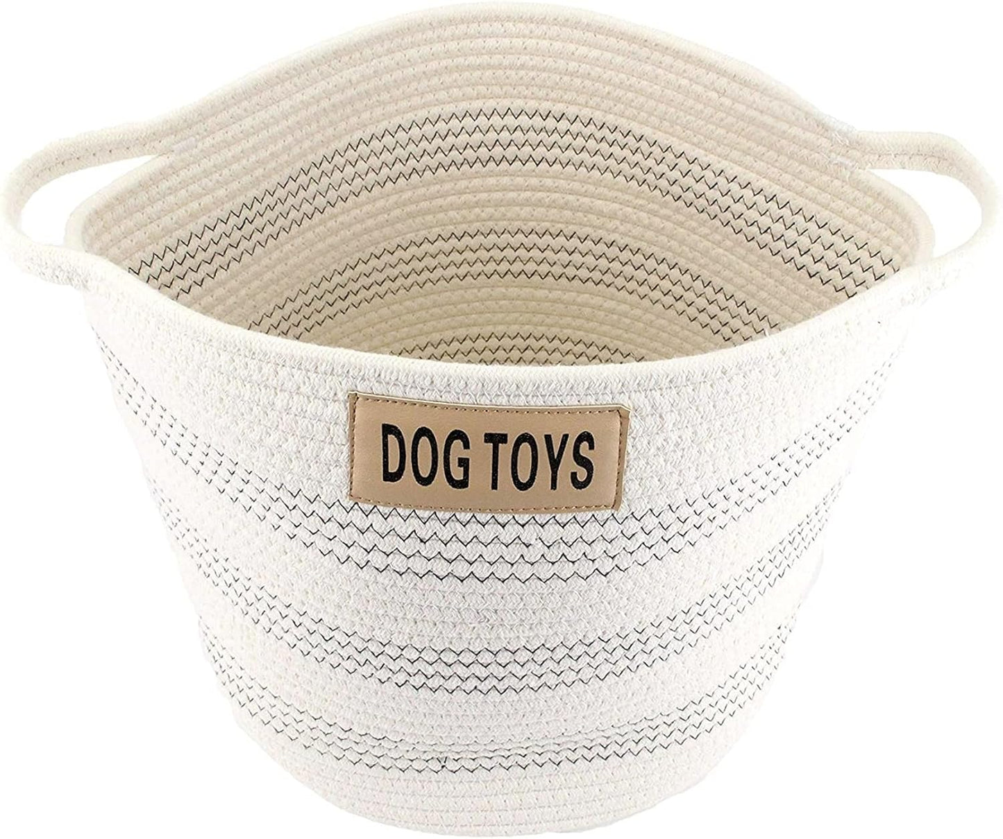 Dog Toy Organizing Cotton Basket (Large)
