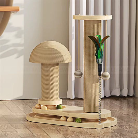 Solid Wood Cat Tower 