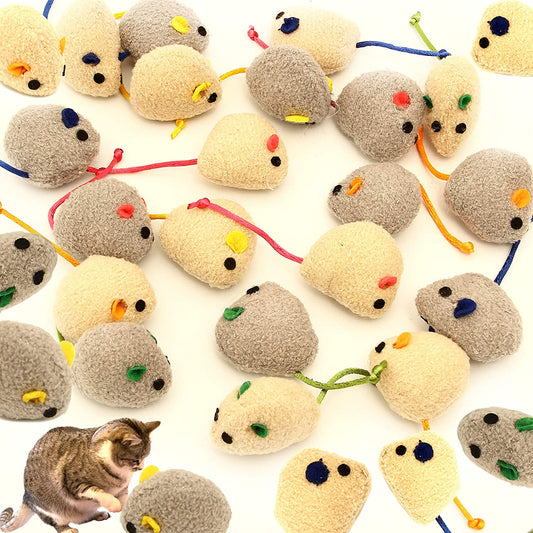 20 Pcs Cat Toys, Catnip Mice, Interactive Play