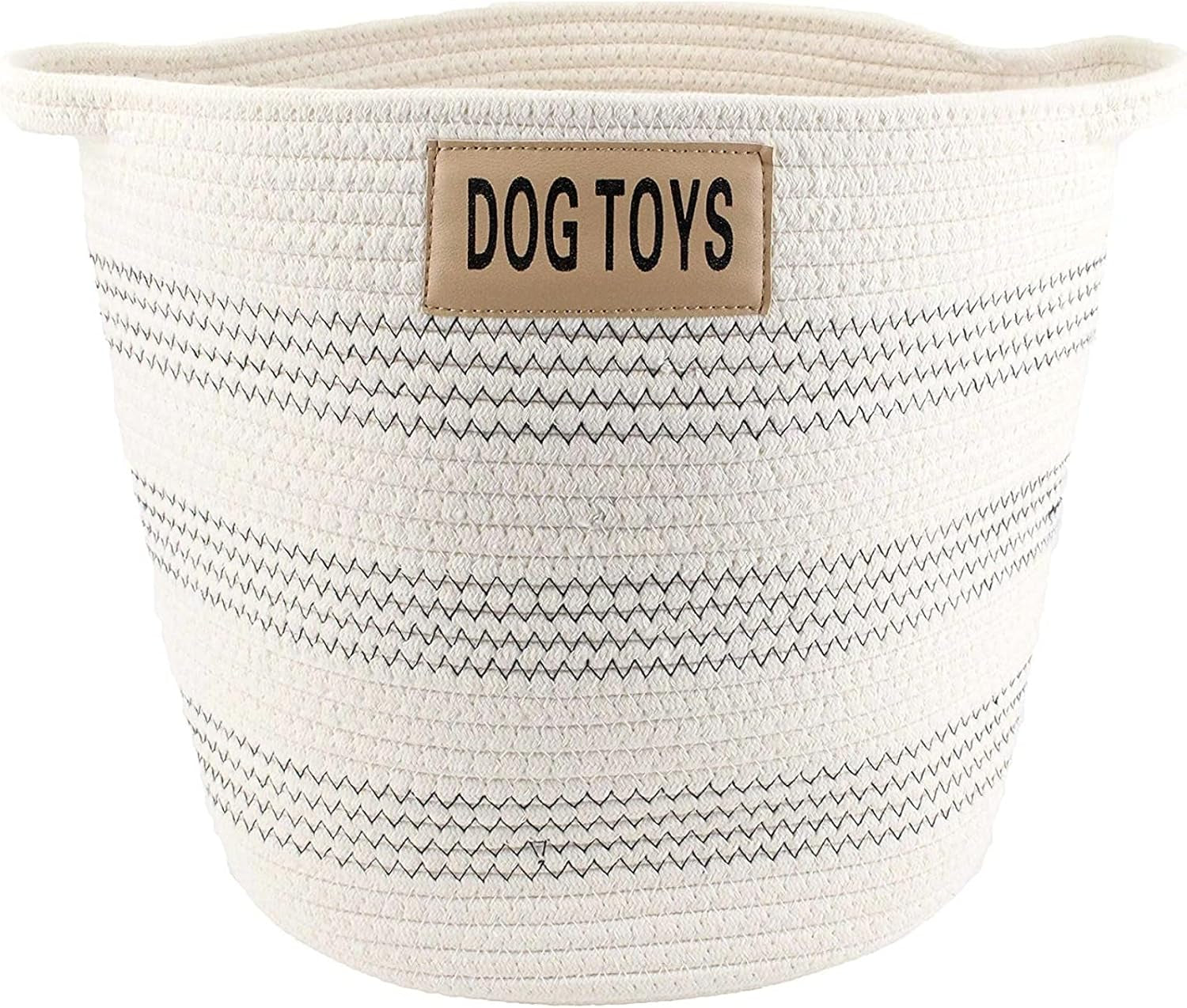 Dog Toy Organizing Cotton Basket (Large)