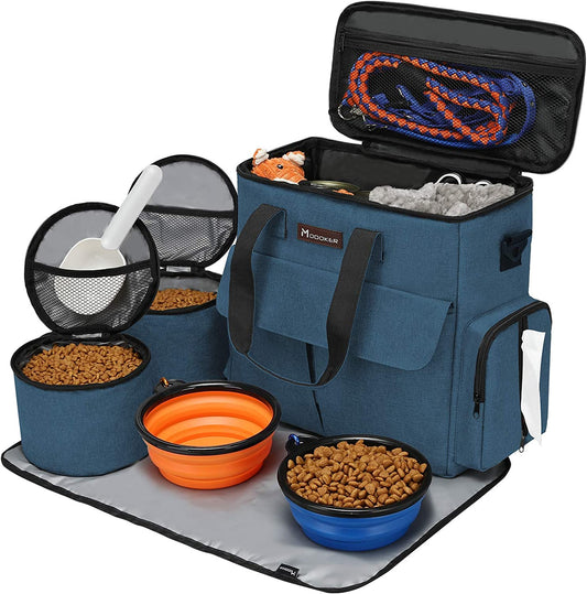 Dog Travel Bag (Blue)