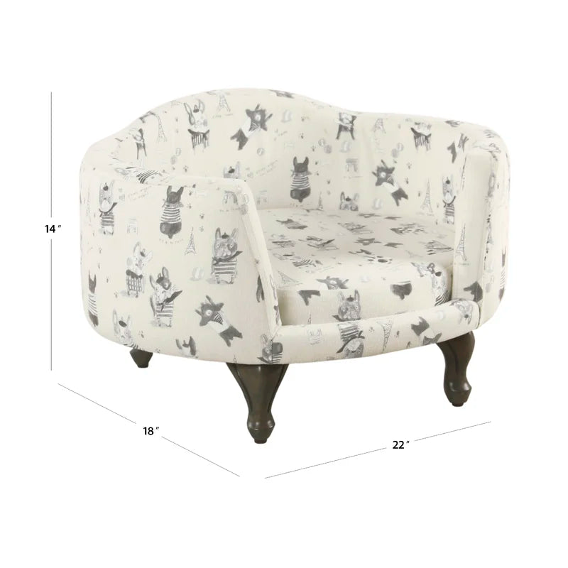 Pattern Dog Sofa